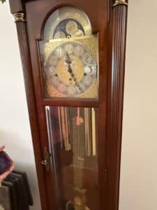 Sligh-Grandfather-Clock-with-Moon-Phase-Dial-1