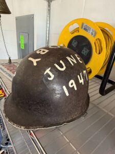 WWII-Era-M-Steel-Helmet-with-Hand-Painted-Date