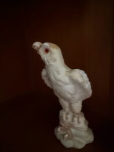 White-Ceramic-Eagle-Figurine