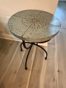 Industrial-Galvanized-Metal-Round-Accent-Table