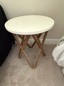 Round-White-Top-Accent-Table-with-X-Base