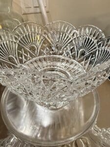 American-Brilliant-Period-Cut-Glass-Hobstar-and-Fan-Bowl