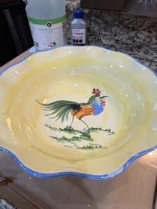 Boulevard-Hand-Painted-Rooster-Serving-Bowl