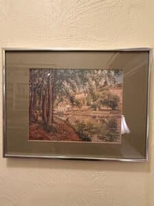 Alfred-Sisley-Banks-of-the-Loing-Framed-Art-Print