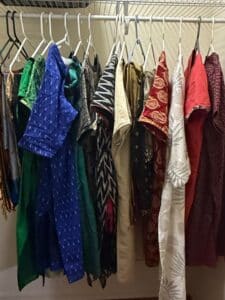 Collection-of-Vintage-South-Asian-Kurtas-Tunics-and-Saris