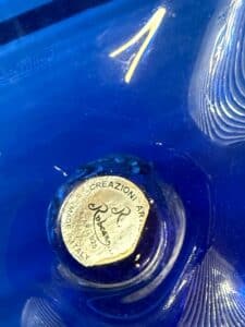 J.-Robean-Cobalt-Blue-Glass-and-Sterling-Silver-Centerpiece-Bowl-fourth-image