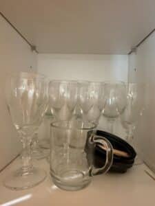 Libbey-Carolina-Pattern-Clear-Glass-Stemware-Collection-with-Mug