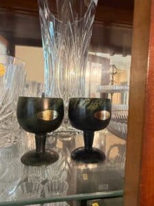 Pair-of-Chinese-Spinach-Jade-Shot-Glasses