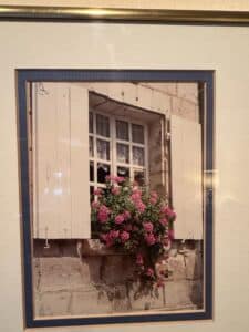 Window-with-Pink-Geraniums-Art-Print