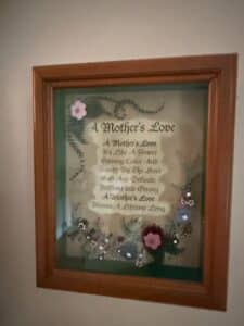 A-Mothers-Love-Framed-Floral-Art