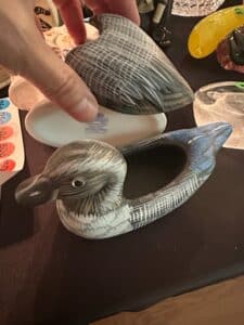 Aynsley-Cottage-Garden-Duck-Trinket-Box-second-image