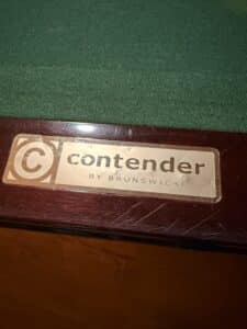 Brunswick-Contender-Pool-Table