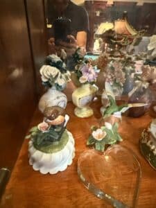 Collection-of-Decorative-Porcelain-Floral-and-Bird-Figurines
