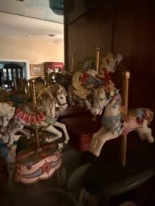 Collection-of-Lenox-Carousel-Horse-Figurines