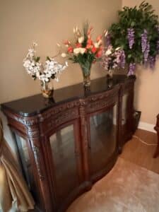 French-Provincial-Style-Marble-Top-Sideboard-or-Buffet