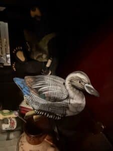 Hand-Painted-Decorative-Blue-Winged-Teal-Wooden-Decoy