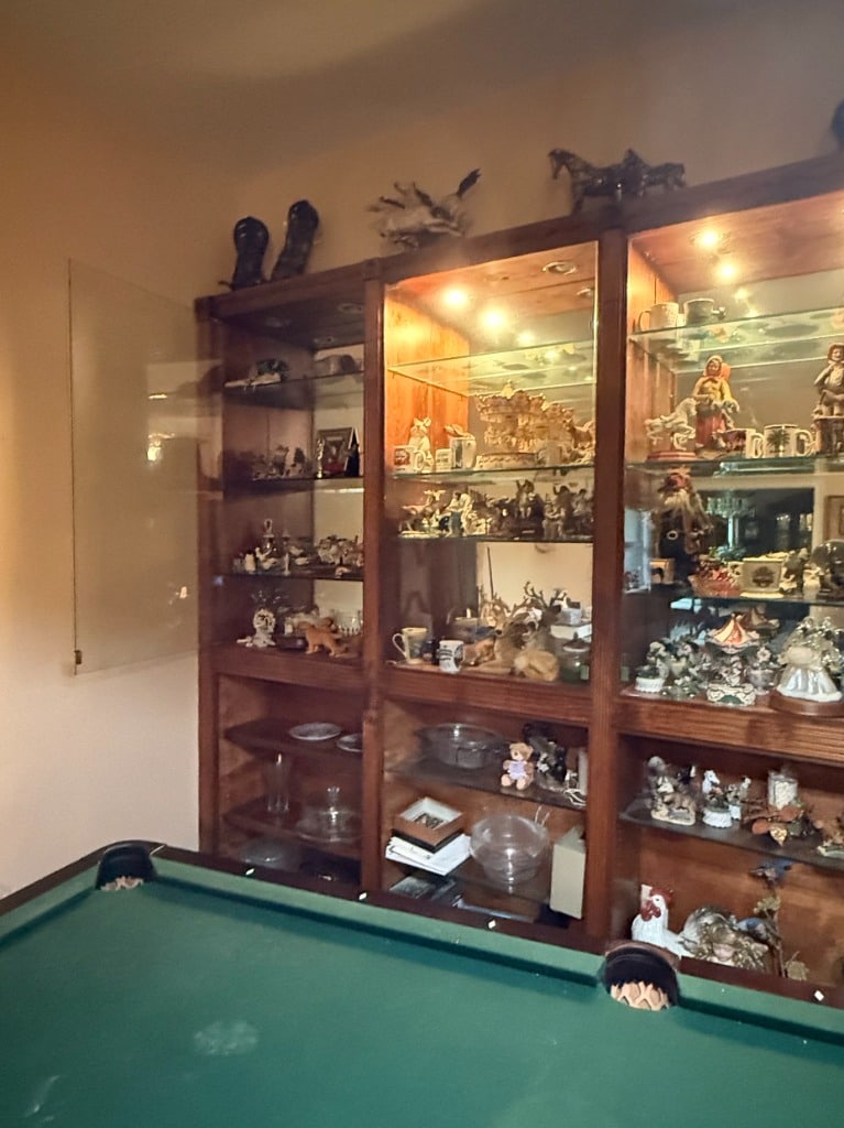Vintage Fire Sale: Brunswick Pool Table, a Working Grandfather Clock & a Barn to Explore
