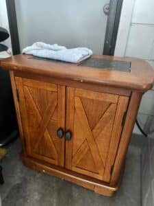 Oak-and-Slate-Accent-Cabinet
