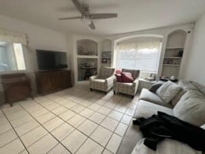 Pair-of-Geometric-Pattern-Upholstered-Accent-Chairs