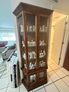 Precious-Moments-Figurine-Collection-with-Curio-Cabinet