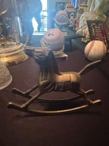 Vintage-Brass-Rocking-Horse-Figurine