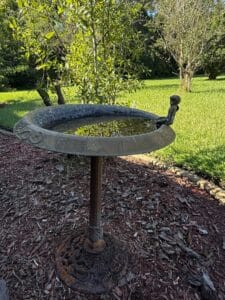 Vintage-Cast-Iron-Bird-Bath-with-Putto-Figure