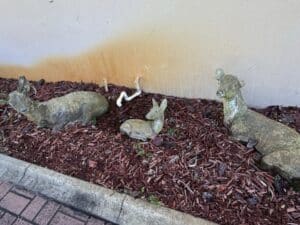 Vintage-Concrete-Garden-Deer-Statuary-Set