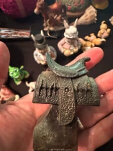 Vintage-Die-Cast-Saddle-Pencil-Sharpener