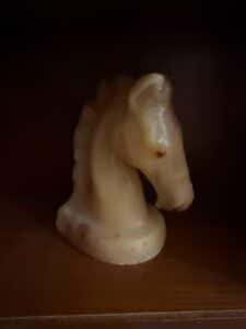 Vintage-Italian-Alabaster-Horse-Head-Sculpture