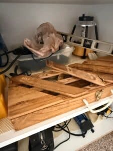 Vintage-Wooden-Folding-Picnic-Table-or-Serving-Tray
