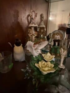 Wellington-Collection-Porcelain-Dove-and-Yellow-Rose-Figurine