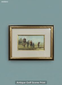 Antique-Golf-Scene-Print-second-image