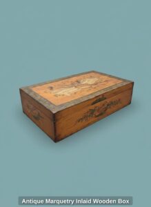 Antique-Marquetry-Inlaid-Wooden-Box-second-image