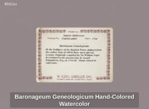 Baronageum-Geneologicum-Hand-Colored-Watercolor