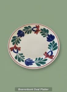 Boerenbont-Oval-Platter