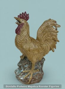 Bordallo-Pinheiro-Majolica-Rooster-Figurine-second-image