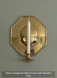 Brass-Octagonal-Wall-Sconce-with-Beaded-Trim-2