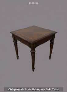 Chippendale-Style-Mahogany-Side-Table