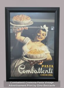 Combattenti-Cremona-Pasta-Vintage-Advertisement-Print-by-Gino-Boccasile