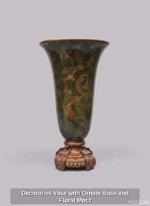 Decorative-Vase-with-Ornate-Base-and-Floral-Motif