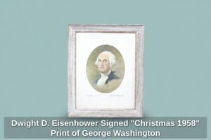 Dwight-D.-Eisenhower-Signed-Christmas-Print-of-George-Washington-second-image