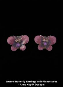 Enamel-Butterfly-Earrings-with-Rhinestones-Anne-Koplik-Designs-1