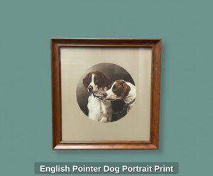 English-Pointer-Dog-Portrait-Print-second-image