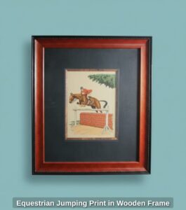 Equestrian-Jumping-Print-in-Wooden-Frame-second-image