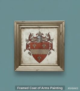 Framed-Coat-of-Arms-Painting-second-image