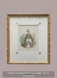 French-Fashion-Print-La-Tulipe-by-JJ-Grandville