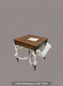 Inlaid-Mahogany-Side-Table