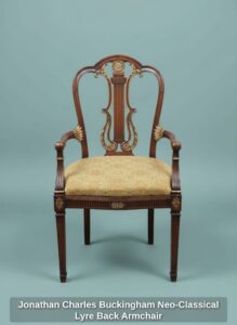 Jonathan-Charles-Buckingham-Neo-Classical-Lyre-Back-Armchair-second-image