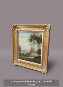 Landscape-Oil-Painting-in-Ornate-Gilt-Frame
