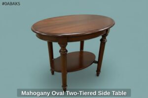 Mahogany-Oval-Two-Tiered-Side-Table-second-image